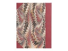 Paperblanks Cockerell Marbled Paper - Journal de notes - ultra - 175 x 230 mm - 72 feuilles / 144 pages - couverture rouge