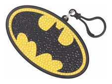 Craft Buddy Crystal Art DC - Craft diamond mosaic charm - Batman logo - 10 cm