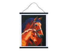 Craft Buddy Crystal Art - Kit mosaïque diamant artisanal - chestnut mares - 35 x 45 cm
