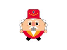 Oreiller squishy Nutcracker – Coussin moelleux Noël