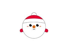 Oreiller squishy Snowman – Coussin moelleux Noël