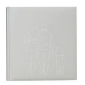 Album photos fantaisie memo 200 ERICA "Happy Family" pour 200 photos 10 x 15 cm coloris blanc