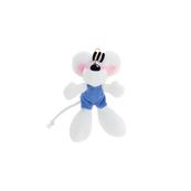 Porte-clés peluche Diddl en salopette Bleue 15cm