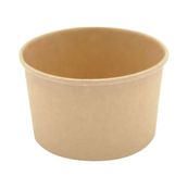 1000 Pots à glace Kraft brun - 95 x 80 x 50 mm 