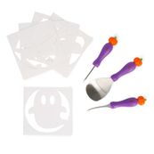 Legami - Kit de sculpture pour citrouille d’Halloween - Carve & Scare