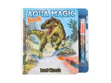 Dino World Aqua Magic Book - livre à colorier (relié par spirale) - avec water pen