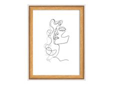 Walther Silhouette - Cadre photo - 13 x 18 cm - rectangulaire - naturel