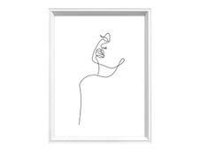 Walther Silhouette - Cadre photo - 18 x 24 cm - bois - blanc