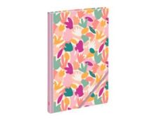 BLUE ART Summer Breeze - Notebook - 13,9 x 21,6 cm - 96 feuilles / 192 pages - abstrait
