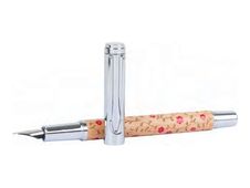Oberthur Esteli - Stylo plume - motif floral - fin