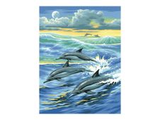 OZ INTERNATIONAL Enfants-Dauphins - Peinture par numéro