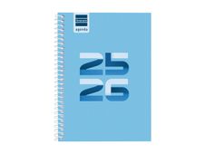 Agenda escolar espiral Cool 1/8 SVH 25-26 Blava 120x164