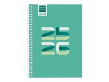 Agenda escolar espiral Cool 1/8 SVH 25-26 Verda 120x164