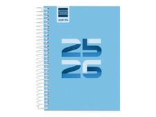 Agenda escolar espiral Cool 1/8 DP 25-26 Blava 120x164