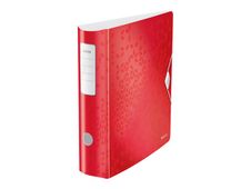 Leitz 180° Active WOW - Classeur à levier - largeur de dos : 82 mm - A4 (210 x 297 mm) - rouge