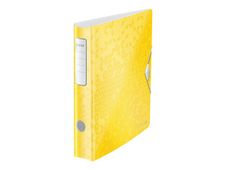 Leitz 180° Active WOW - Classeur à levier - largeur de dos : 65 mm - A4 (210 x 297 mm) - jaune