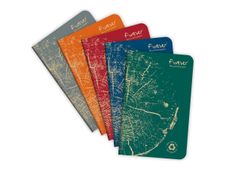 Forever - Cahier de notes - 90 x 140 mm - 48 feuilles / 96 pages - blanc - doublé - disponible en différents coloris