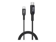 JAYM - Câble USB - USB-C vers USB-C - 1 m - 100 W - noir
