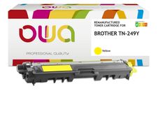Cartouche laser remanufacturée Brother TN249 - jaune - Owa