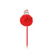 Stylo pompon Noël - Peluche et PU - couleurs assorties - Viquel