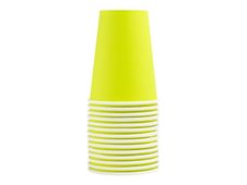 Pronappe - Tasse - Taille 7 cm diameter - 200 ml - jetable - vert kiwi (pack de 15)