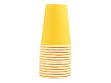 Pronappe - Tasse - Taille 7 cm diameter - 200 ml - jetable - jaune (pack de 15)