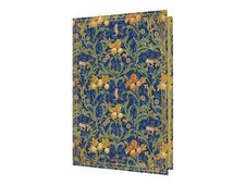 Oberthur Baroque - Cahier de notes - A5 (148 x 210 mm) - 100 feuilles / 200 pages - papier ivoire - doublé - fleurs bleues