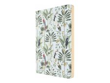 Oberthur - Cahier de notes - A5 (144 x 208 mm) - 100 feuilles / 200 pages - papier ivoire - doublé