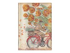 Paperblanks Living with Yuko - Carnet de notes - 130 x 180 mm - 88 feuilles / 176 pages - holland spring - orange