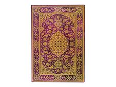 PAPERBLANKS PERSIAN POETRY - Carnet couverture rigide - grande 205 x 300 mm - 128 pages lignées crème - Le Verger rose