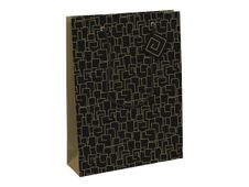 Clairefontaine Archi - Sac cadeau grand 26,5 x 14 x 33 cm - noir