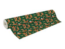 Clairefontaine Excellia - Emballage cadeau - 70 cm x 50 m - 80 g/m² - forêt - vert, rouge