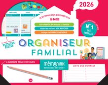 Mini organiseur familial Mémoniak 2026