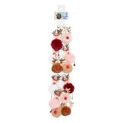Porte-clés Noël Funny clips - Peluche et PU - couleurs assorties - Viquel