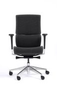 Fauteuil de bureau COSY - accoudoirs réglable -  Appui-tête en option - anthracite