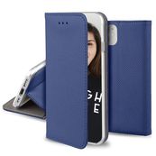 JAYM - Etui folio stand magnétique pour Samsung Galaxy S25 Ultra - bleu