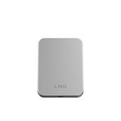 LINQ Magnetic - Powerbank / batterie de secours rechargeable - sans-fil - compatibilité MagSafe - 20W - 5000 mAh - gris