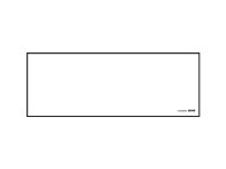 Pickup - Panneau blanc sans texte - 330 x 120 mm