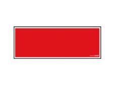 Pickup - Panneau bleu sans texte - 330 x 120 mm