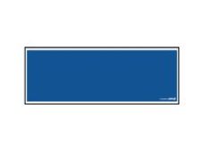 Pickup - Panneau rouge sans texte - 330 x 120 mm