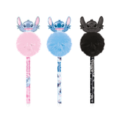 Stylo effaçable Stitch avec pompon – Pointe fine 0,5 mm