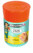 P'tit Pot Pinceau de Gel Pailleté Néon Bleu Glacé 50 ml