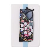 V&A Bookaroo - Pochette lunettes florale - noir