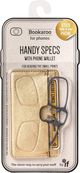Bookaroo - Porte-carte + lunettes de lecture - or