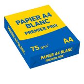 Papier blanc - A4 (210 x 297 mm) - 75g/m² - ramette de 500 feuilles 
