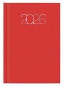 Agenda anual Premium Día página Rojo 808