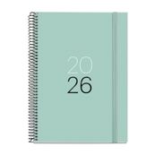 Agenda anual espiral Plus SV Calm Aqua 2026 - Català