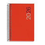 Agenda anual espiral Caddy DP PP City Rojo 2026 - Català