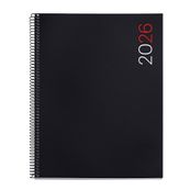 Agenda anual espiral Pro DP PP City Negro 2026