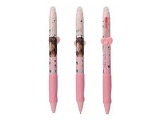 MISS MELODY - Stylo gel effaçable - roller gel bleu rétractable - différents designs